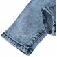Stylish Criss-Cross Bleach Wash Denim Overalls For Women176088
