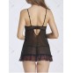 Hollow Out Bowknot Laciness Babydoll